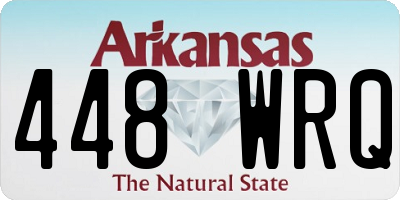 AR license plate 448WRQ
