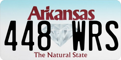 AR license plate 448WRS