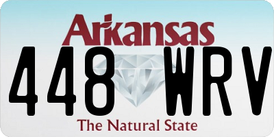 AR license plate 448WRV