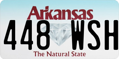 AR license plate 448WSH