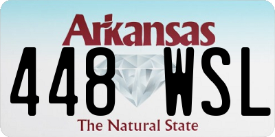 AR license plate 448WSL