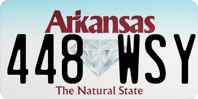 AR license plate 448WSY