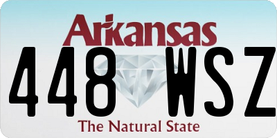 AR license plate 448WSZ