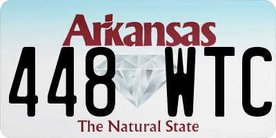 AR license plate 448WTC