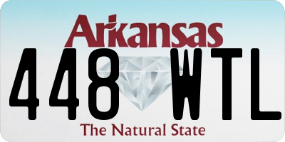AR license plate 448WTL