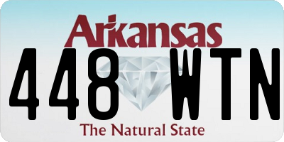 AR license plate 448WTN