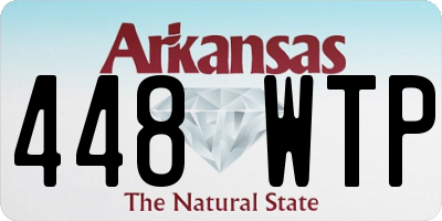 AR license plate 448WTP
