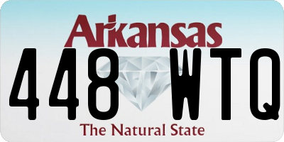AR license plate 448WTQ