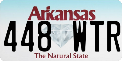 AR license plate 448WTR
