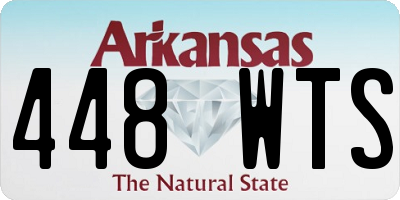 AR license plate 448WTS