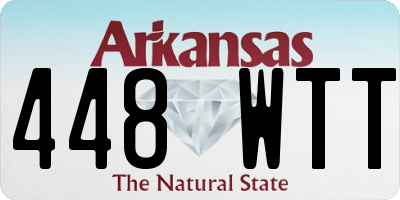 AR license plate 448WTT
