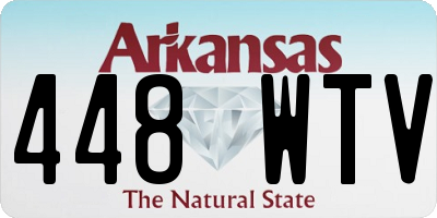 AR license plate 448WTV