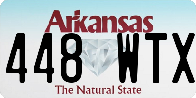 AR license plate 448WTX