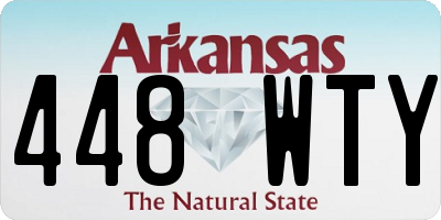 AR license plate 448WTY