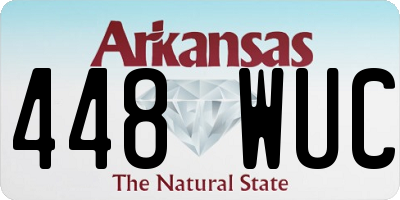 AR license plate 448WUC