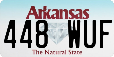 AR license plate 448WUF