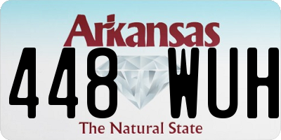 AR license plate 448WUH