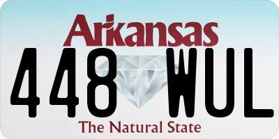 AR license plate 448WUL