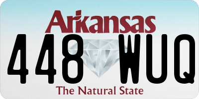 AR license plate 448WUQ