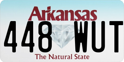 AR license plate 448WUT