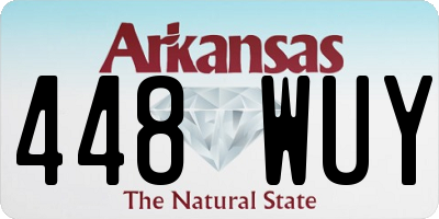 AR license plate 448WUY