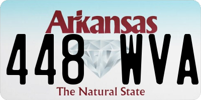 AR license plate 448WVA