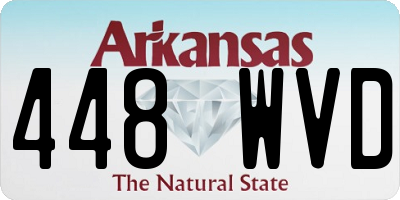 AR license plate 448WVD