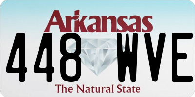 AR license plate 448WVE