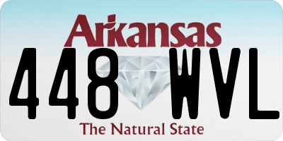 AR license plate 448WVL