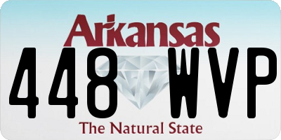 AR license plate 448WVP