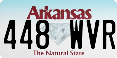 AR license plate 448WVR
