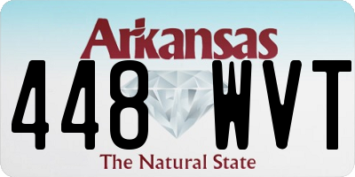 AR license plate 448WVT