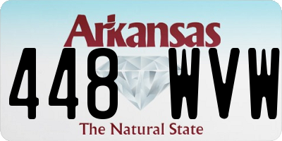AR license plate 448WVW