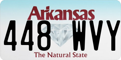 AR license plate 448WVY