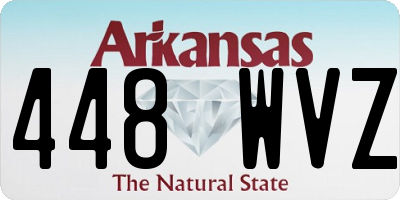 AR license plate 448WVZ