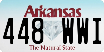 AR license plate 448WWI