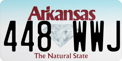 AR license plate 448WWJ