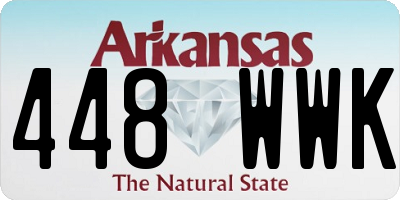 AR license plate 448WWK