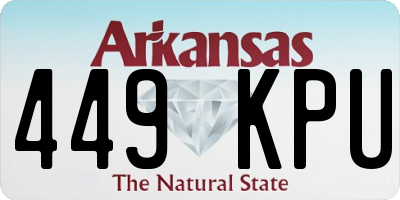 AR license plate 449KPU