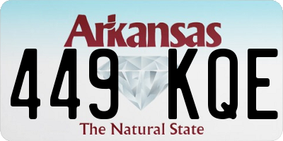 AR license plate 449KQE