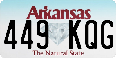 AR license plate 449KQG