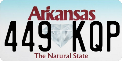 AR license plate 449KQP