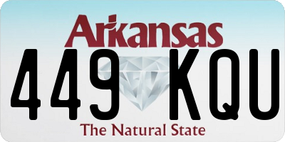 AR license plate 449KQU