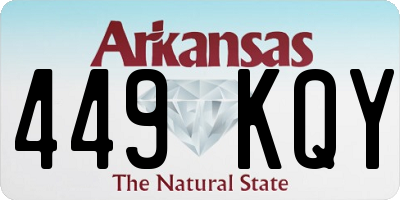 AR license plate 449KQY