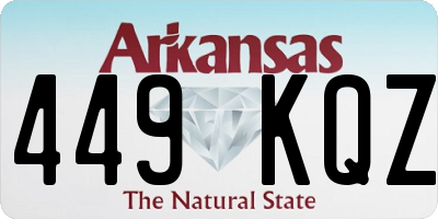 AR license plate 449KQZ