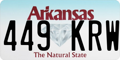 AR license plate 449KRW