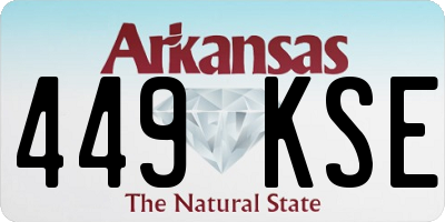 AR license plate 449KSE