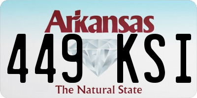 AR license plate 449KSI