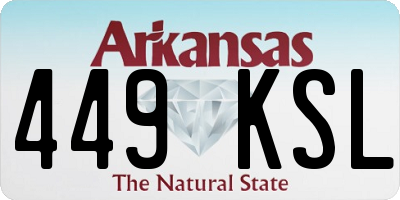 AR license plate 449KSL