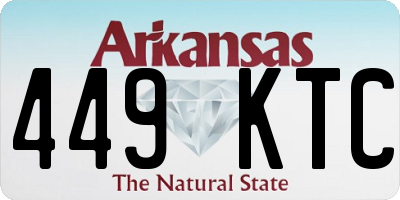 AR license plate 449KTC